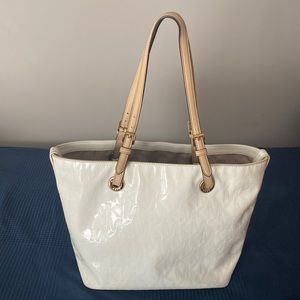 White Michael Kors tote bag